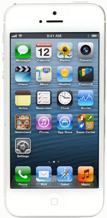 Смартфон Apple iPhone 5 32Gb White & Silver - Новороссийск