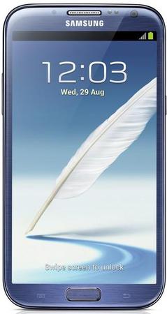 Смартфон Samsung Galaxy Note 2 GT-N7100 Blue - Новороссийск